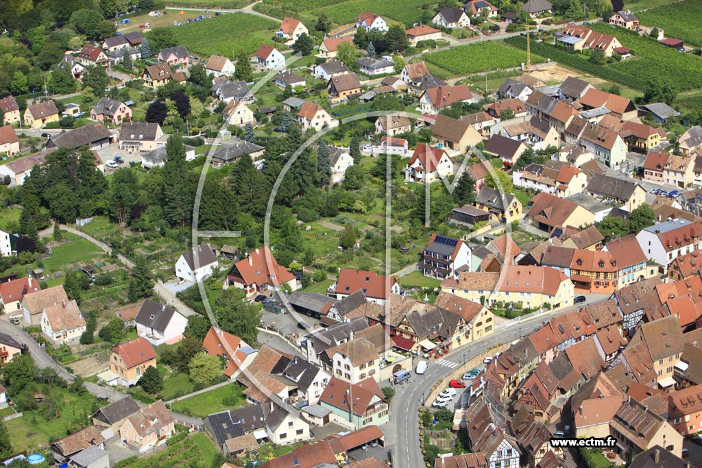 Photo arienne de Eguisheim