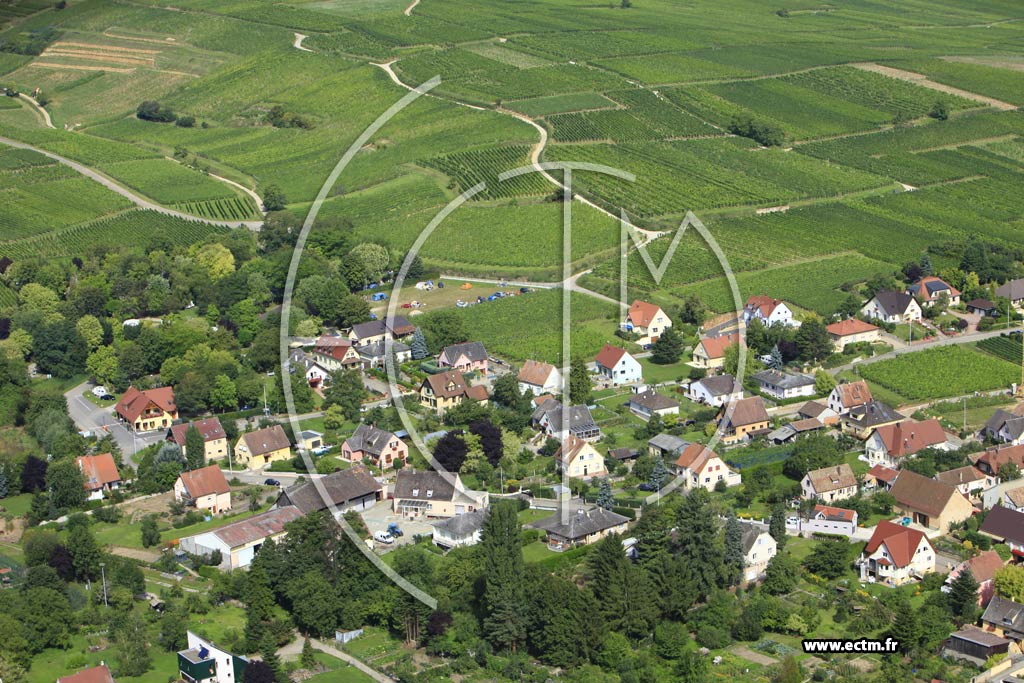 Photo arienne de Eguisheim
