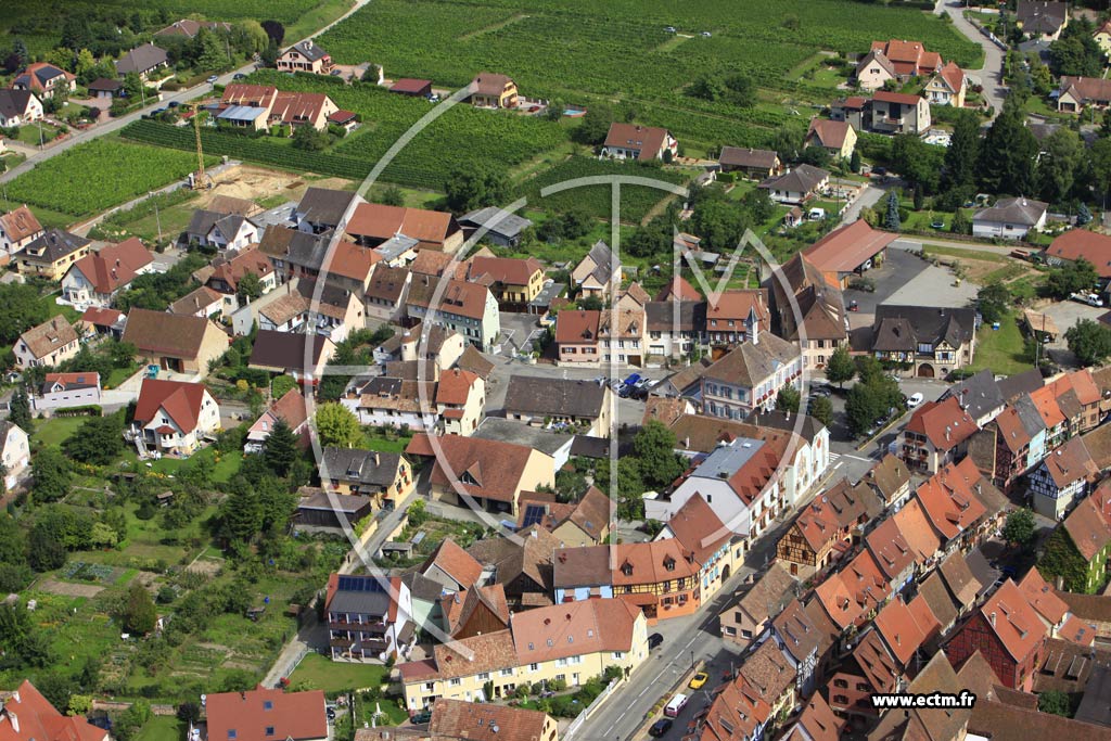 Photo arienne de Eguisheim