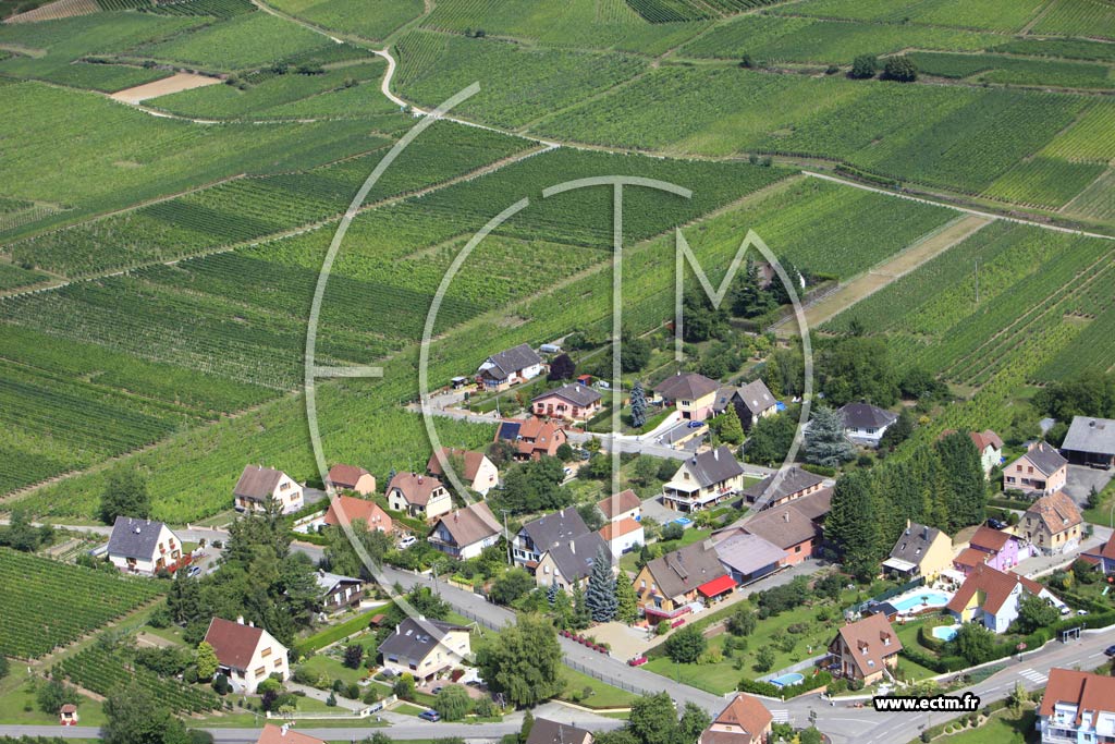 Photo arienne de Hattstatt