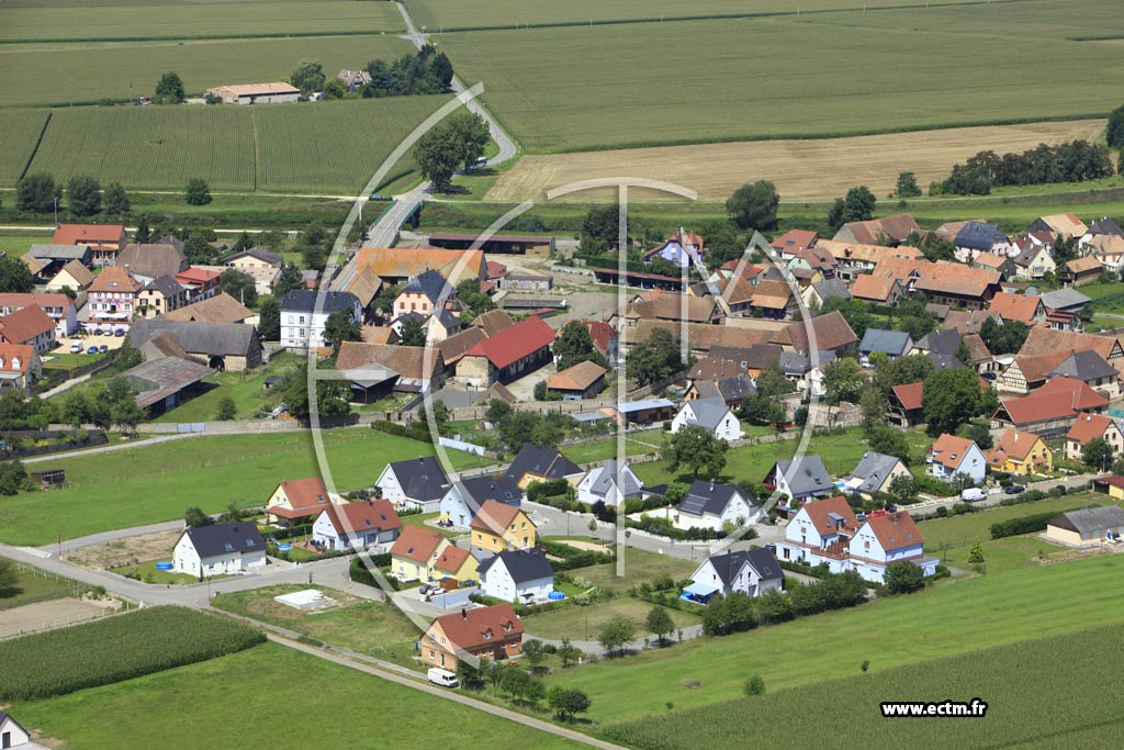 Photo arienne de Logelheim