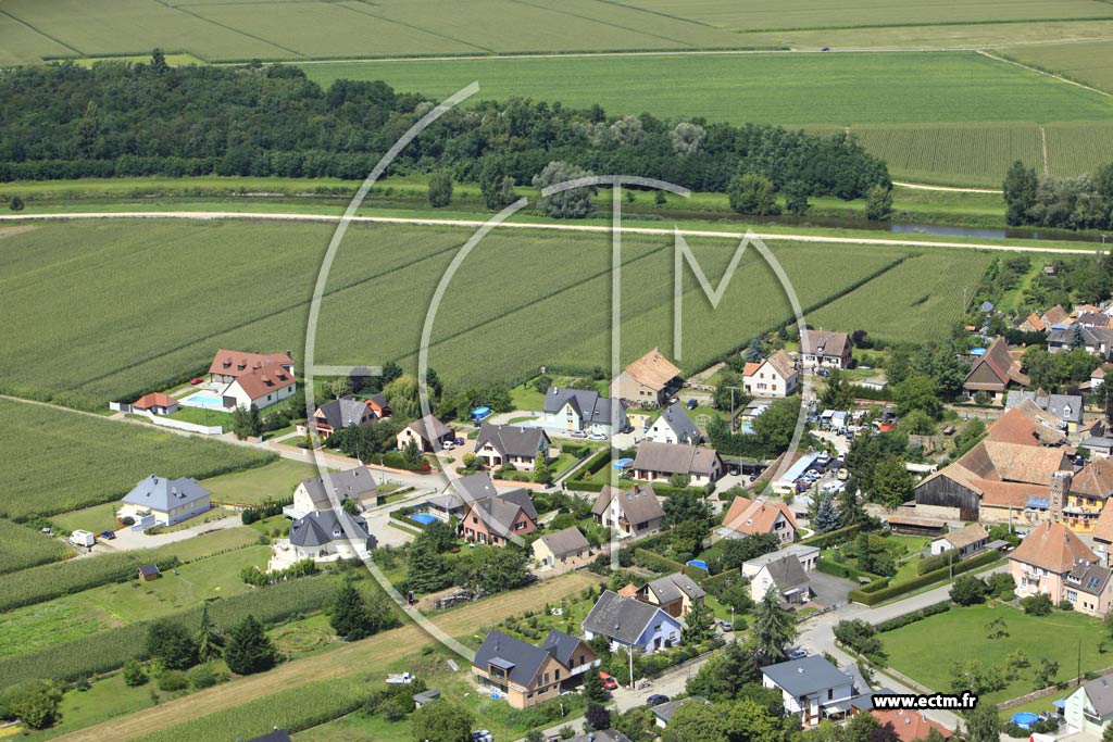 Photo arienne de Logelheim