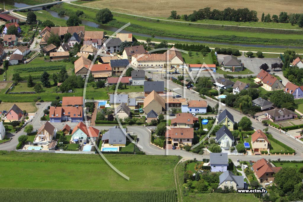 Photo arienne de Logelheim