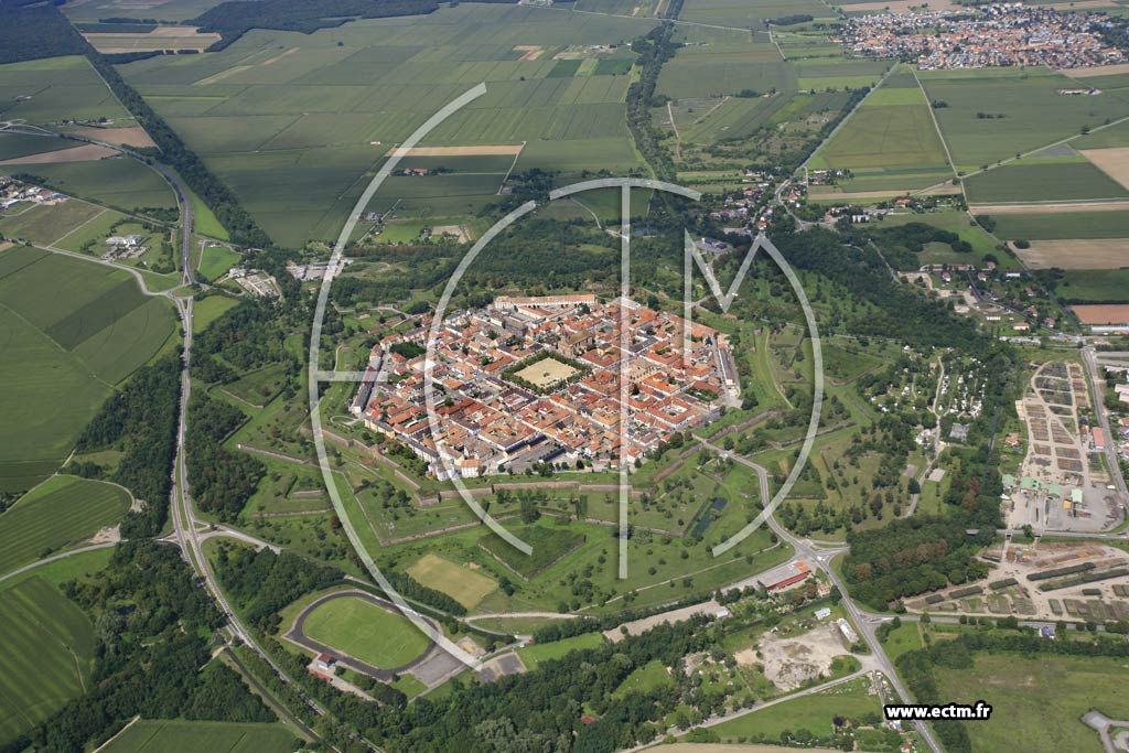 Photo arienne de Neuf-Brisach