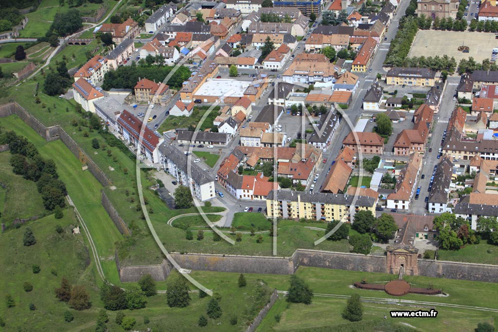 Photo arienne de Neuf-Brisach