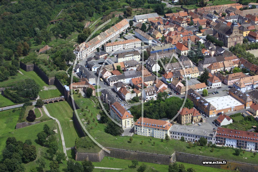 Photo arienne de Neuf-Brisach