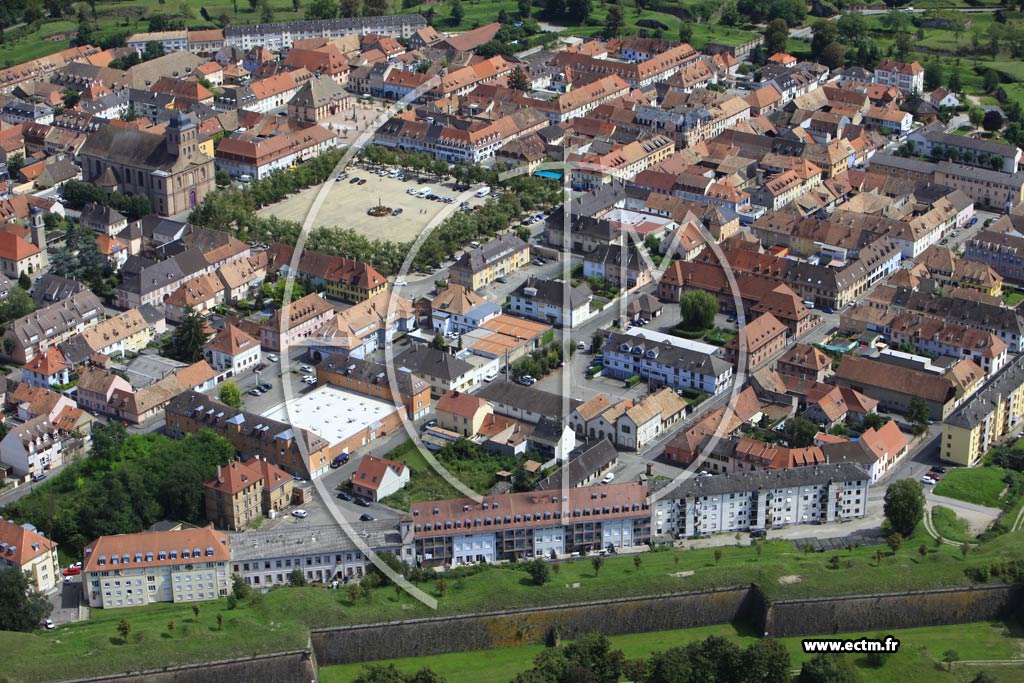Photo arienne de Neuf-Brisach