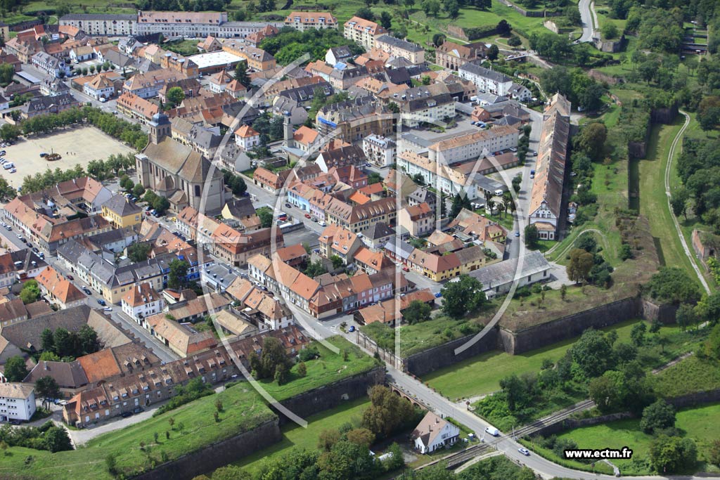 Photo arienne de Neuf-Brisach