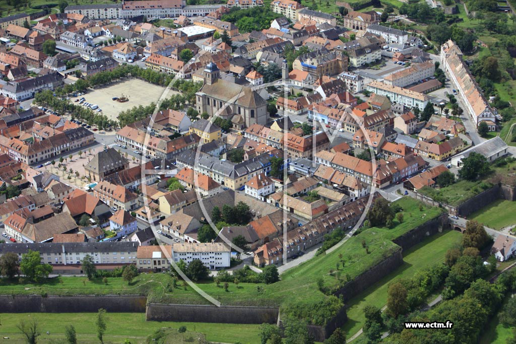 Photo arienne de Neuf-Brisach