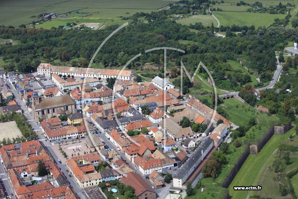 Photo arienne de Neuf-Brisach