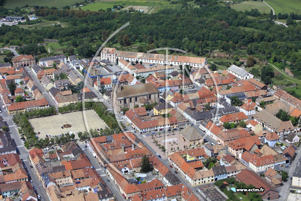 Photo arienne de Neuf-Brisach