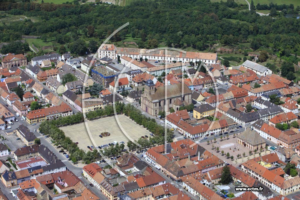 Photo arienne de Neuf-Brisach