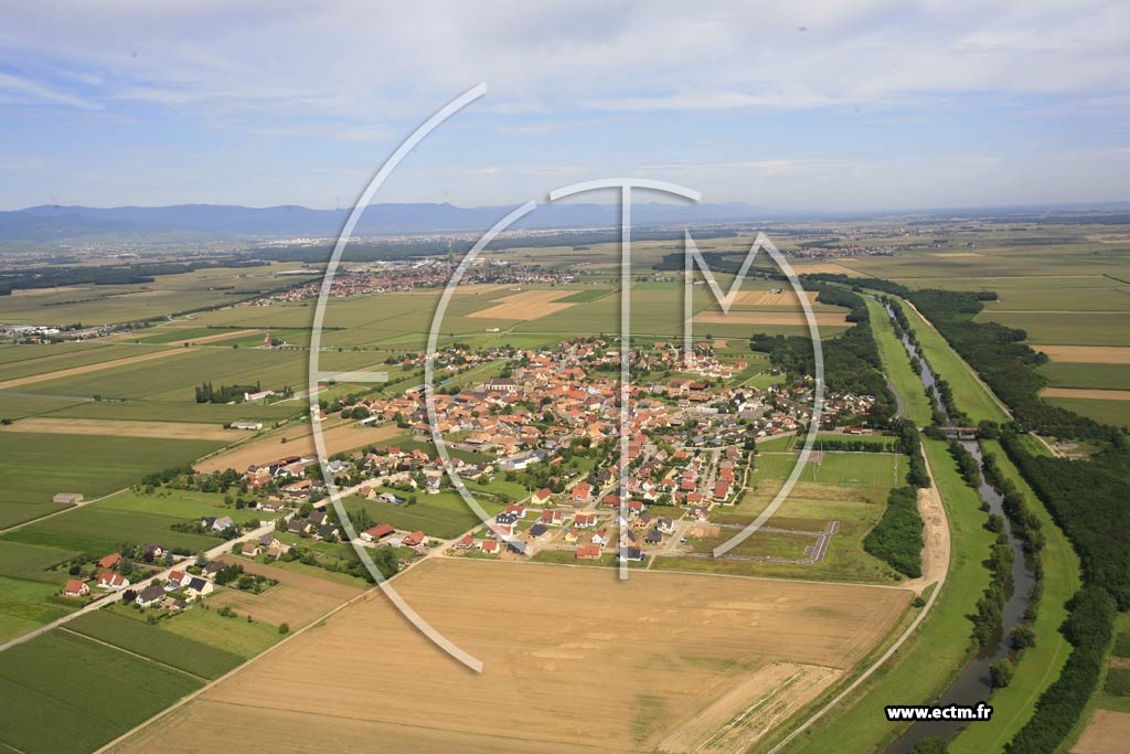 Photo arienne de Niederhergheim