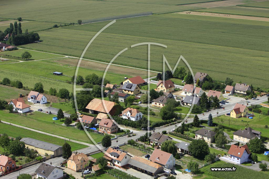 Photo arienne de Niederhergheim