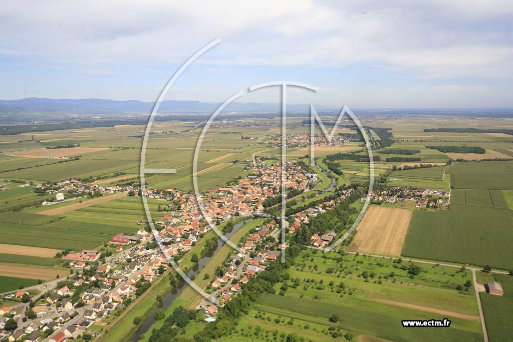 Photo arienne de Oberhergheim