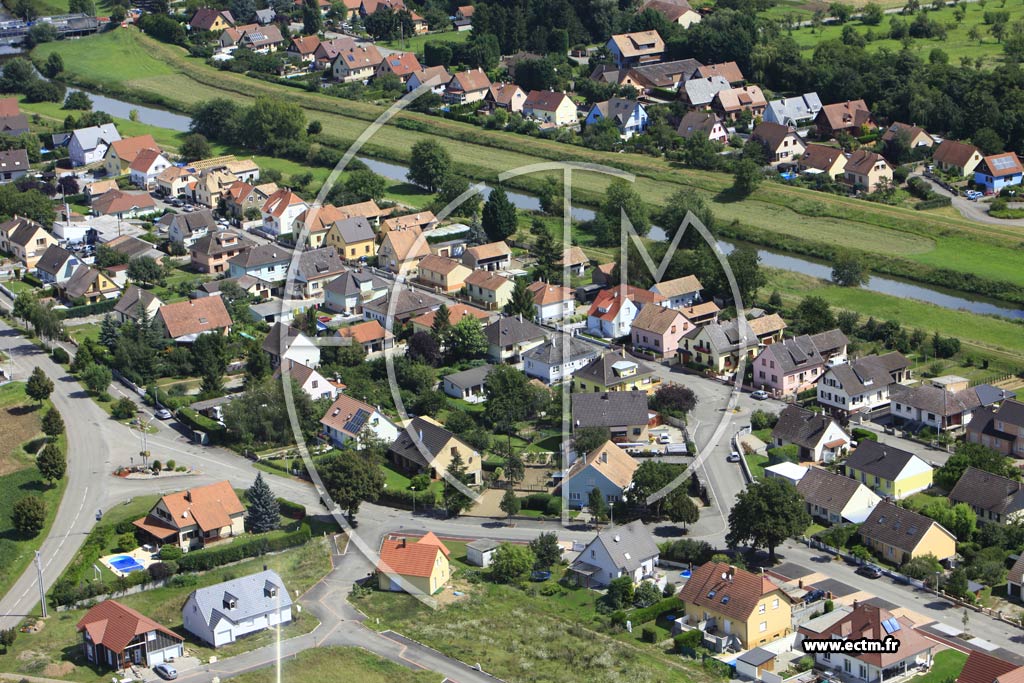 Photo arienne de Oberhergheim