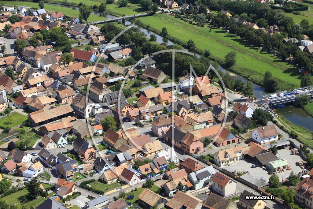 Photo arienne de Oberhergheim