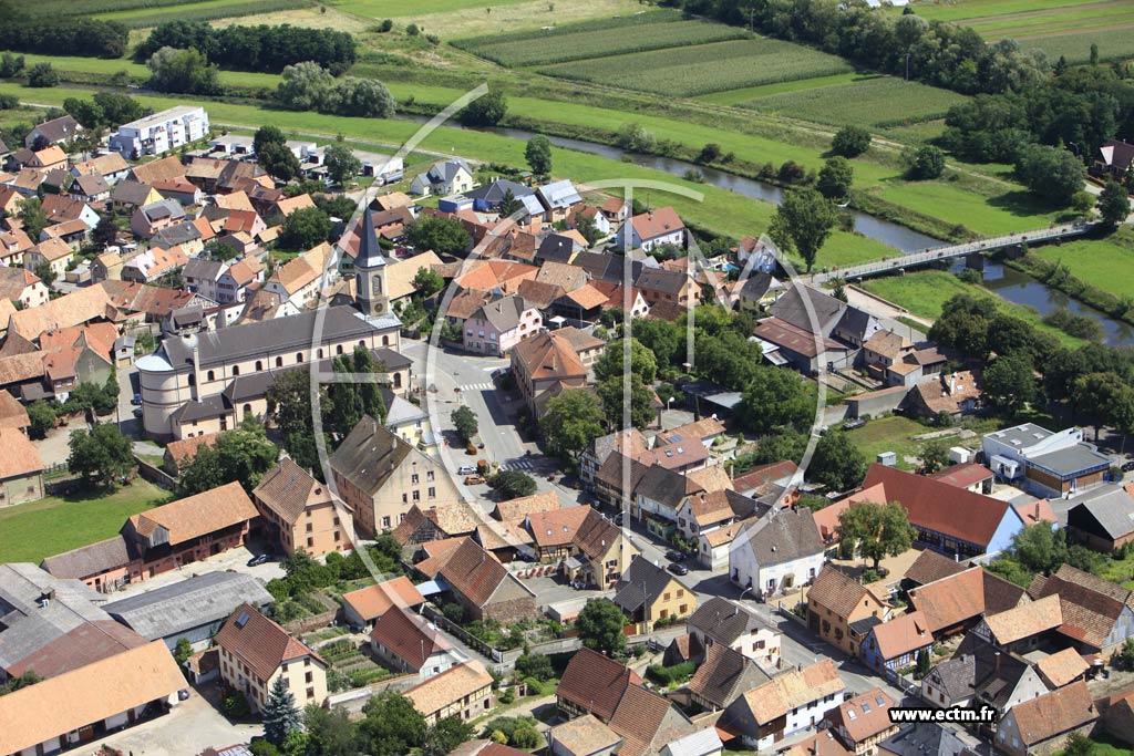 Photo arienne de Oberhergheim