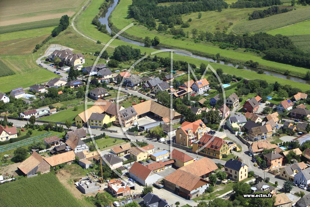 Photo arienne de Oberhergheim