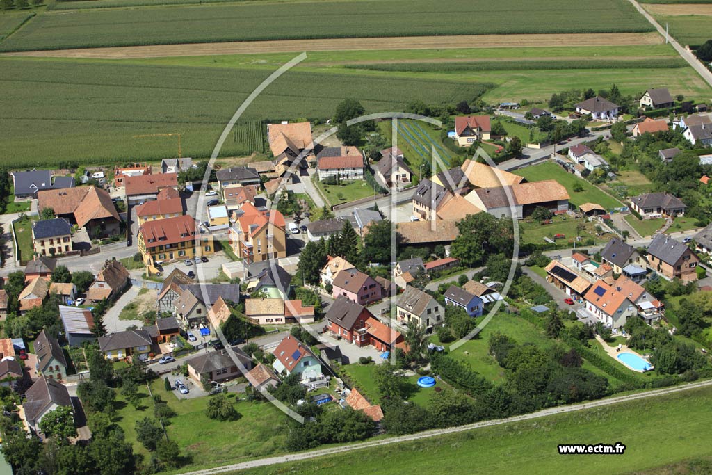 Photo arienne de Oberhergheim