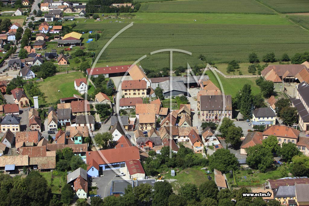 Photo arienne de Oberhergheim