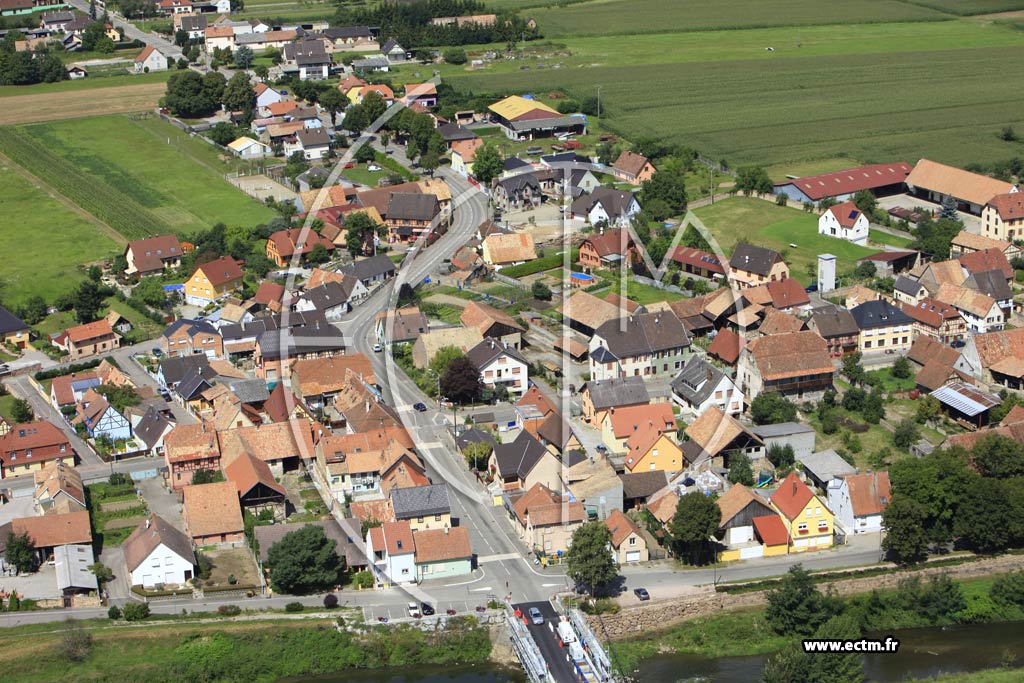 Photo arienne de Oberhergheim
