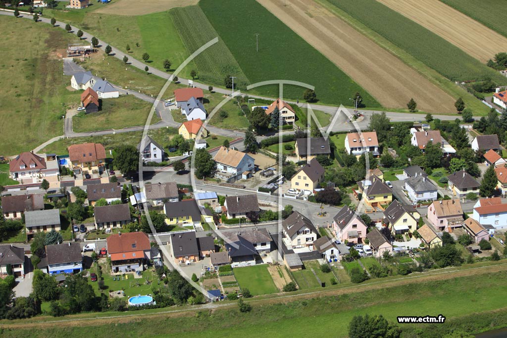 Photo arienne de Oberhergheim