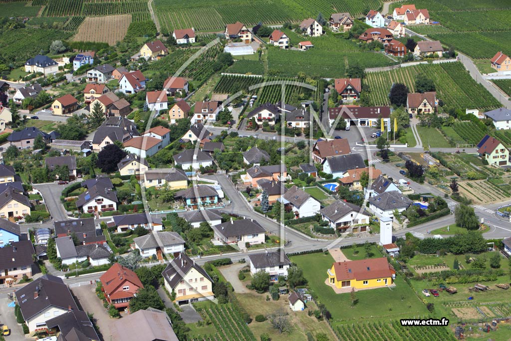 Photo arienne de Pfaffenheim