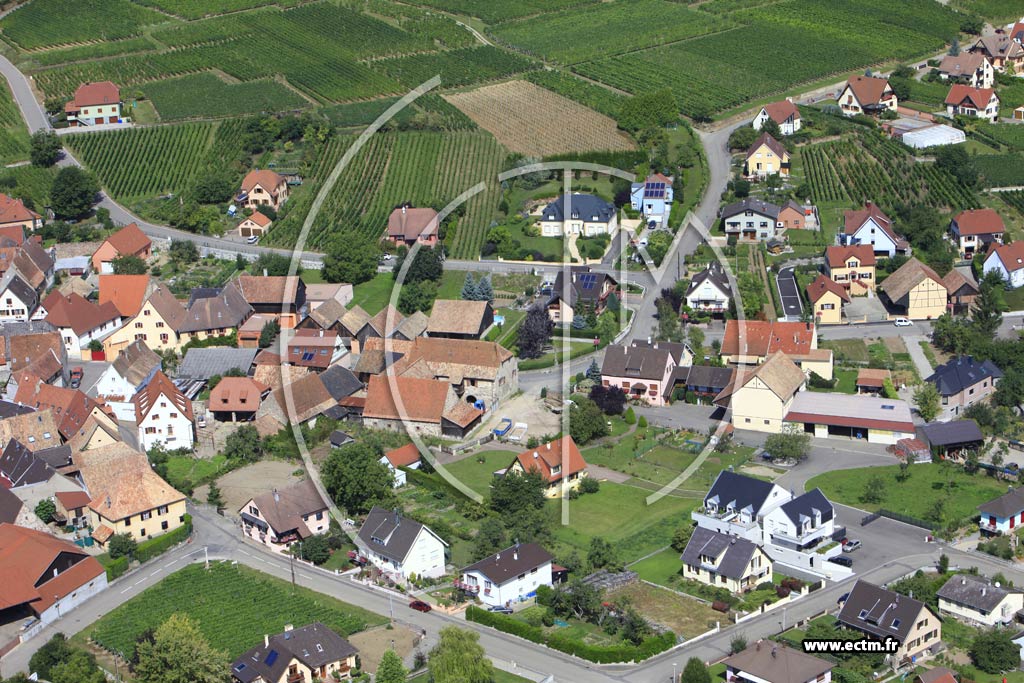 Photo arienne de Pfaffenheim