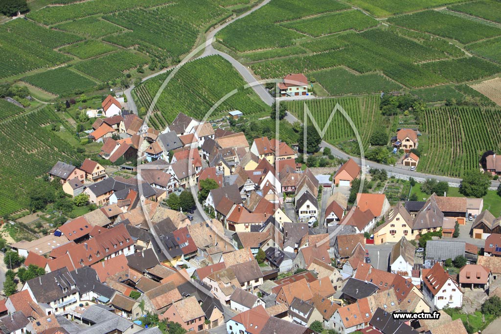 Photo arienne de Pfaffenheim