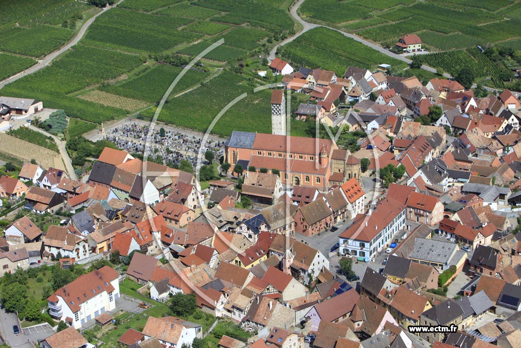 Photo arienne de Pfaffenheim