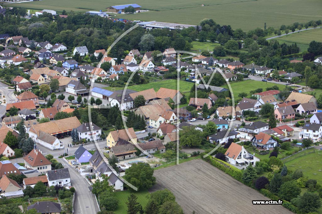 Photo arienne de Volgelsheim