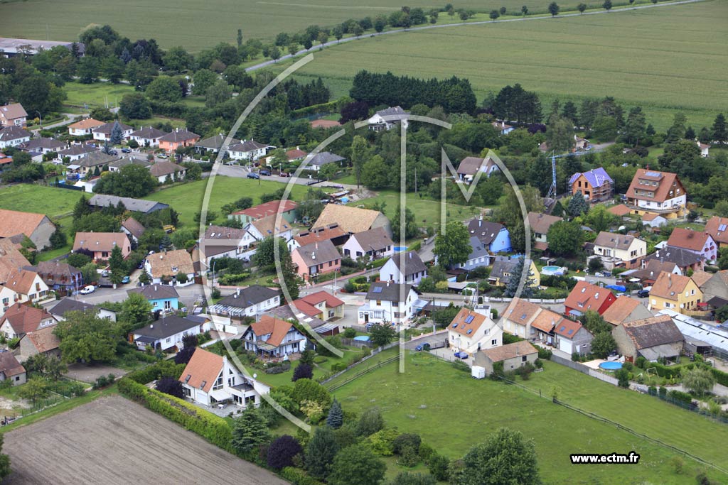 Photo arienne de Volgelsheim