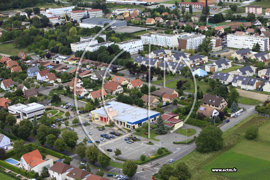 Photo arienne de Volgelsheim
