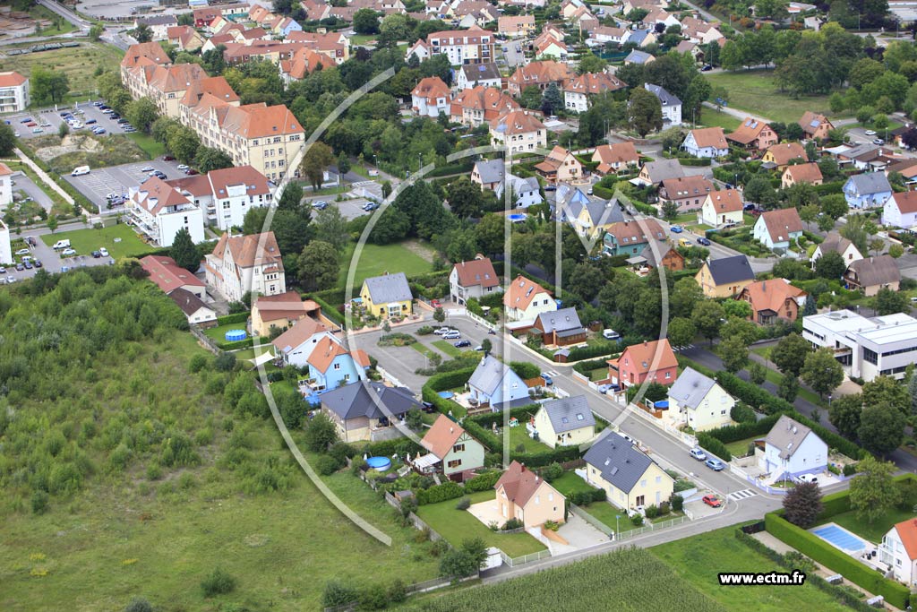 Photo arienne de Volgelsheim