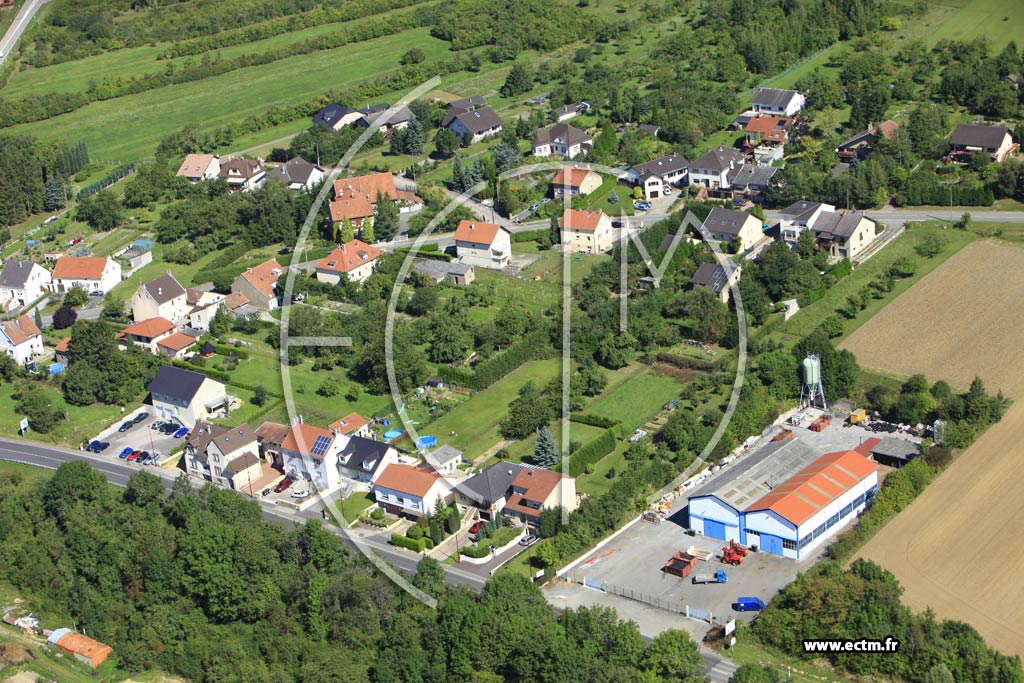 Photo arienne de Behren-ls-Forbach