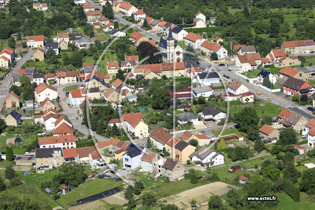 Photo arienne de Behren-ls-Forbach