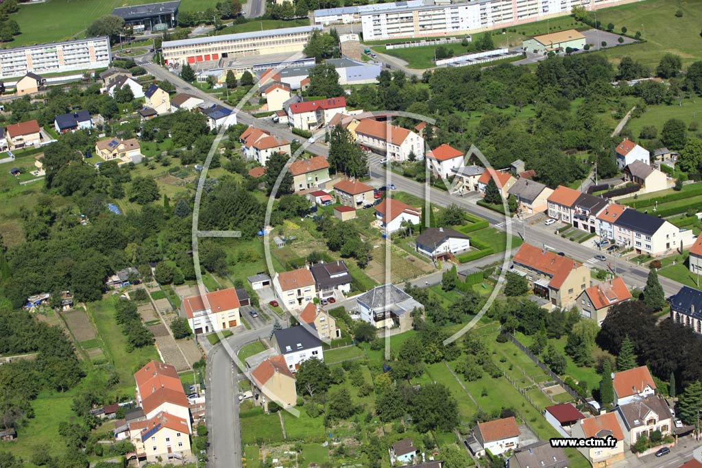 Photo arienne de Behren-ls-Forbach