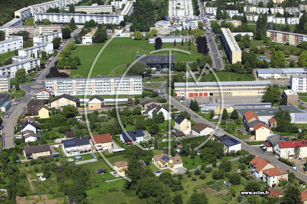 Photo arienne de Behren-ls-Forbach