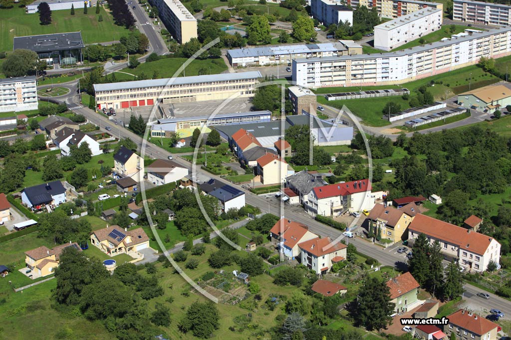 Photo arienne de Behren-ls-Forbach