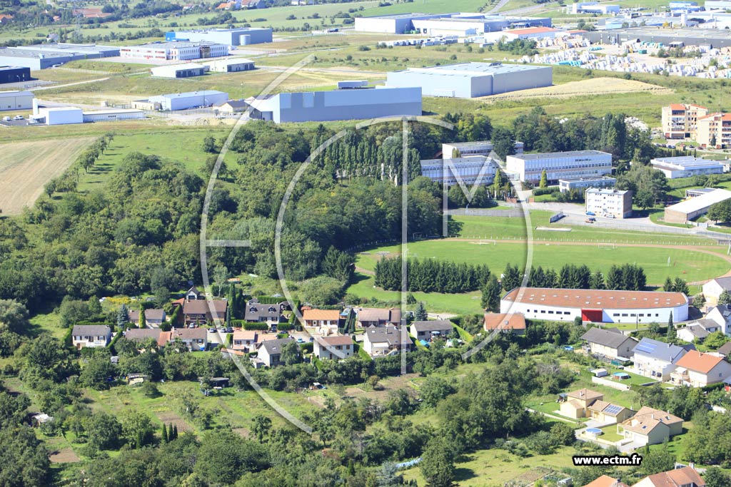 Photo arienne de Behren-ls-Forbach