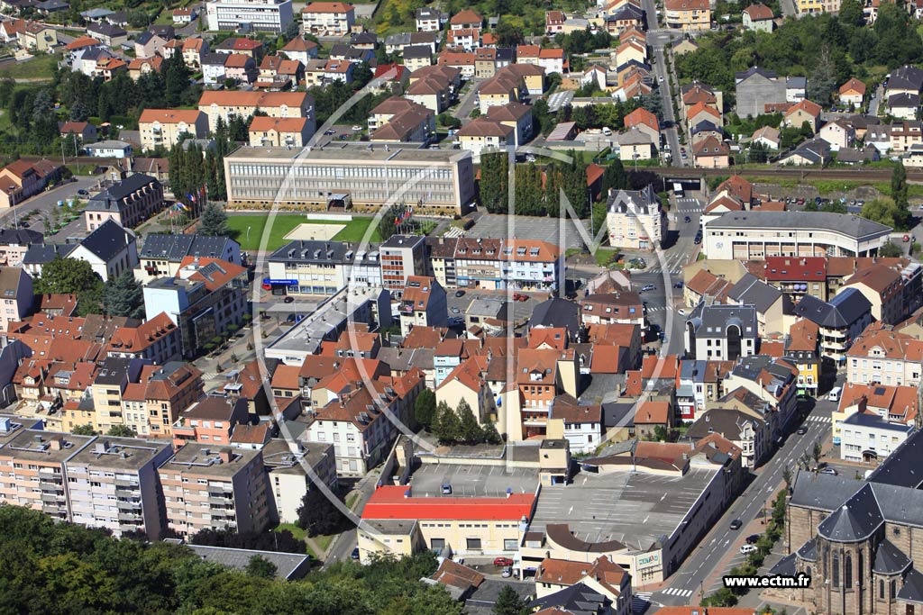 Photo arienne de Forbach