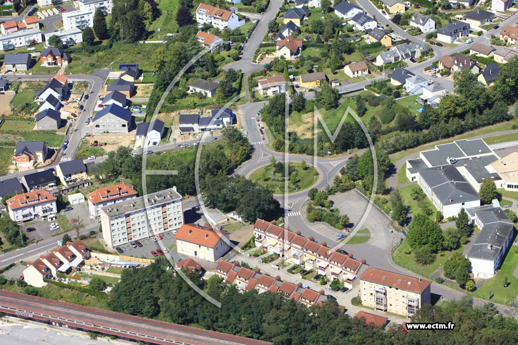 Photo arienne de Forbach (Bellevue)