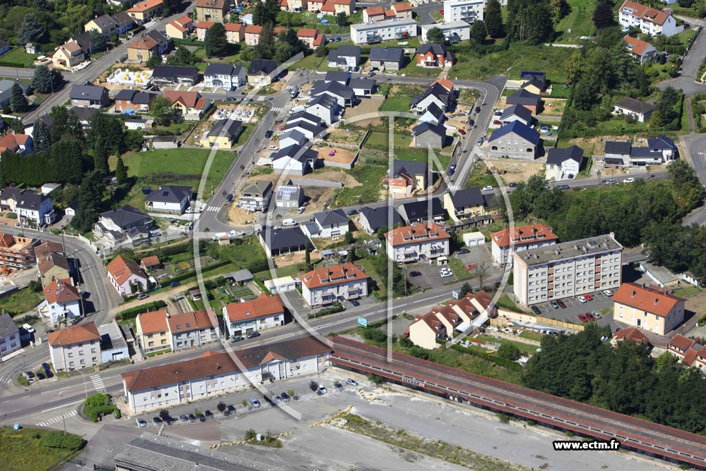 Photo arienne de Forbach (Bellevue)