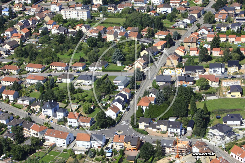 Photo arienne de Forbach (Bellevue)