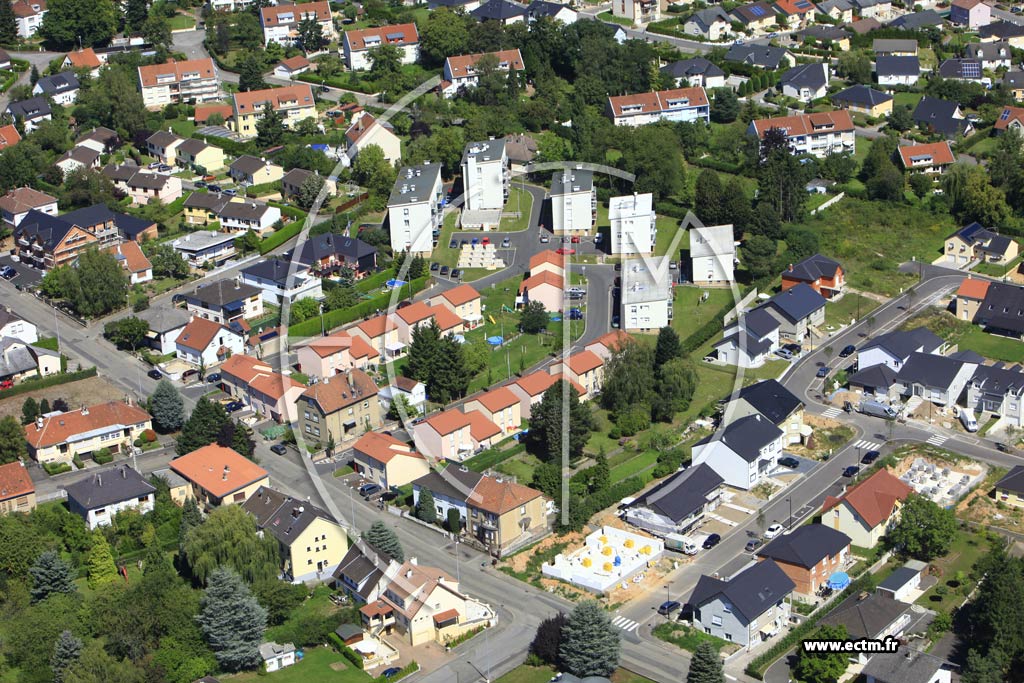 Photo arienne de Forbach (Bellevue)