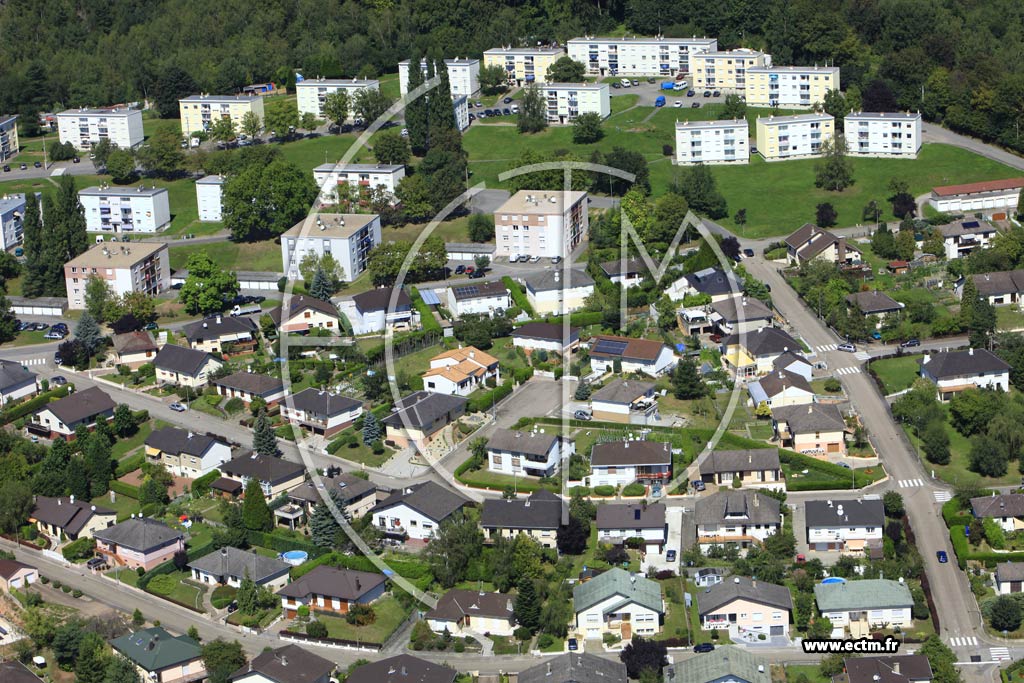 Photo arienne de Forbach (Cit du Bruch)