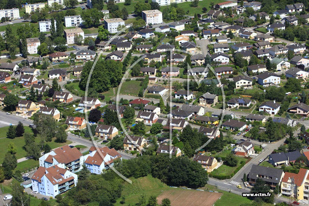 Photo arienne de Forbach (Cit du Bruch)