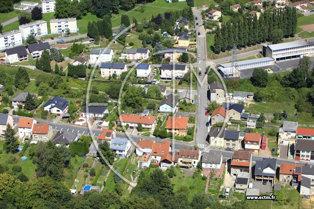 Photo arienne de Forbach (Cit du Bruch)