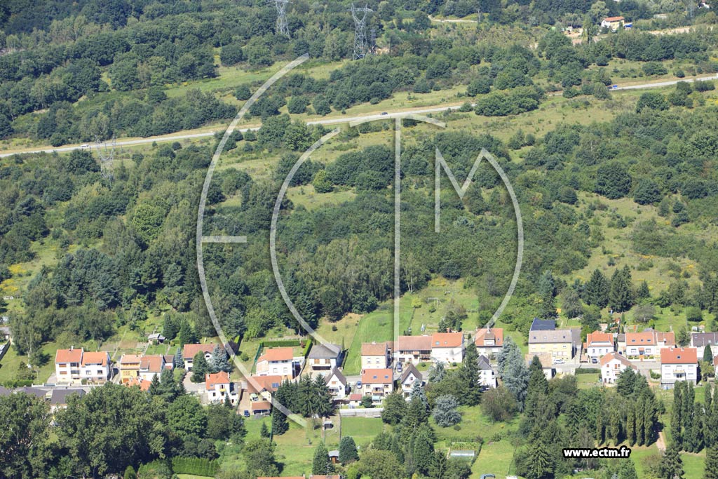 Photo arienne de Forbach (Marienau)